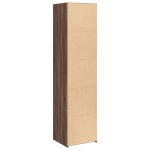 vidaXL Dulap înalt, stejar maro, 45x41x185 cm, lemn prelucrat vidaXL Dulap înalt, stejar maro, 45x41x185 cm, lemn prelucrat