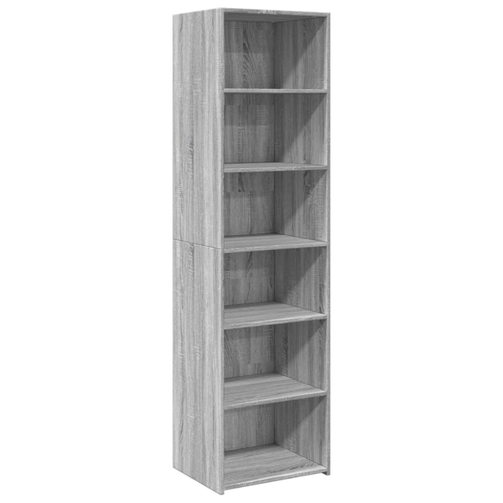 vidaXL Dulap înalt, gri sonoma, 50x41x185 cm, lemn prelucrat