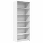 vidaXL Dulap înalt, alb, 70x41x185 cm, lemn prelucrat