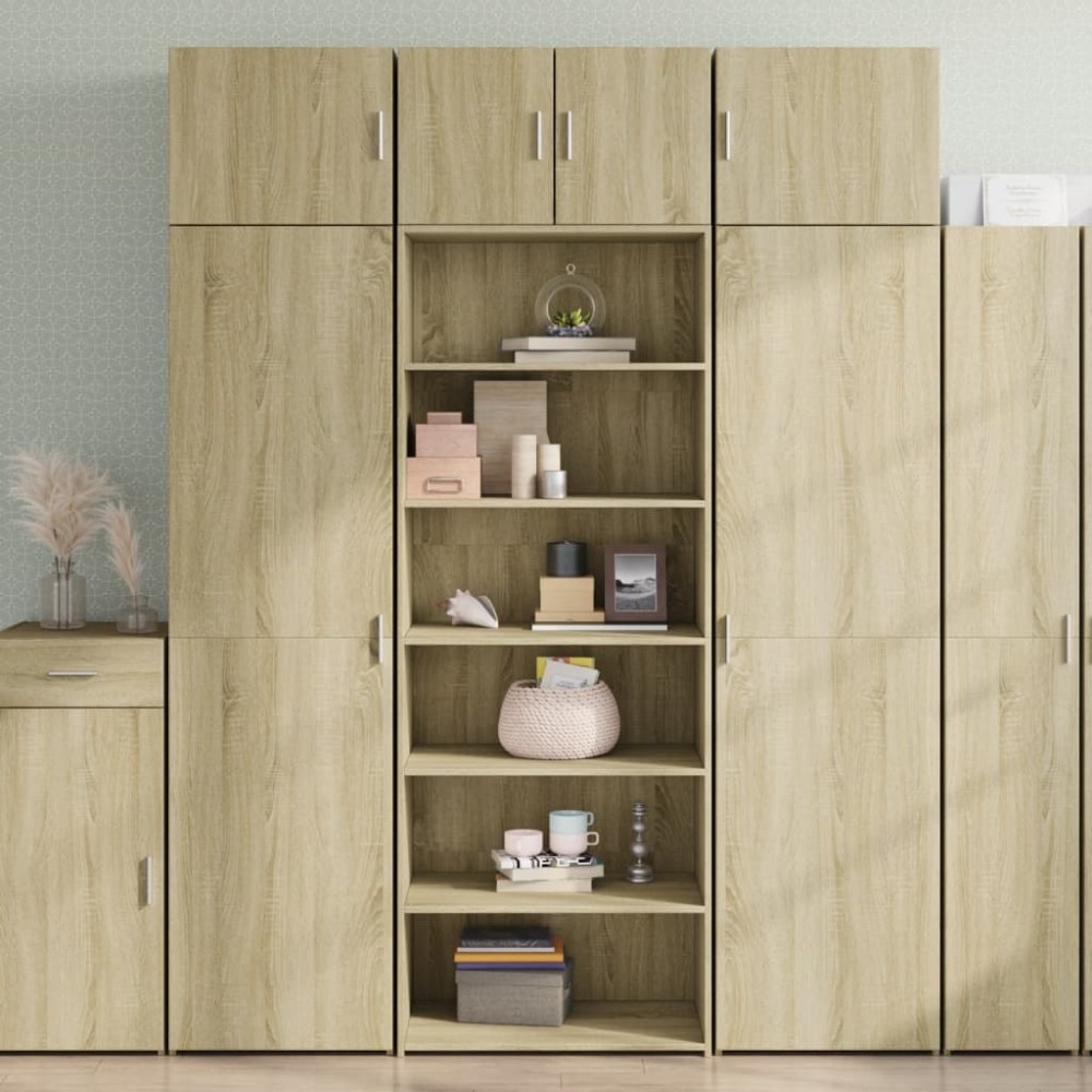 vidaXL Dulap înalt, stejar sonoma, 70x41x185 cm, lemn prelucrat