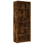 vidaXL Dulap înalt, stejar fumuriu, 70x41x185 cm, lemn prelucrat vidaXL Dulap înalt, stejar fumuriu, 70x41x185 cm, lemn prelucrat