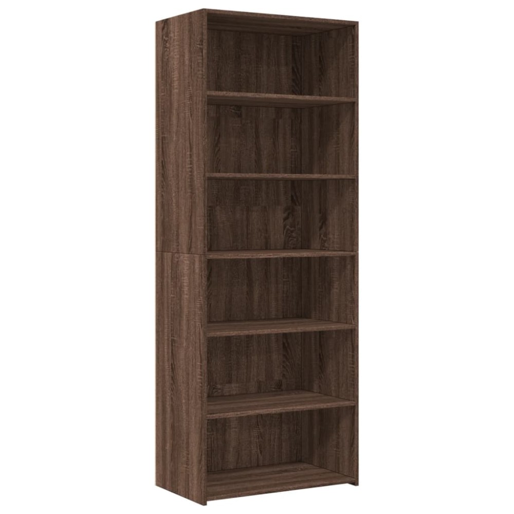 vidaXL Dulap înalt, stejar maro, 70x41x185 cm, lemn prelucrat