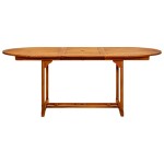 vidaXL Set mobilier de grădină, 7 piese, bej, poliratan și lemn masiv