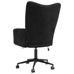 vidaXL Scaun de relaxare, negru, catifea vidaXL Scaun de relaxare, negru, catifea