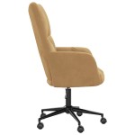 vidaXL Scaun de relaxare, maro, catifea