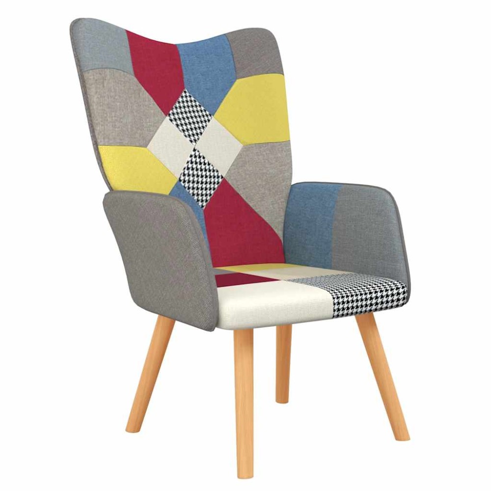 vidaXL Scaun de relaxare, material textil, petice