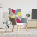 vidaXL Scaun de relaxare, material textil, petice
