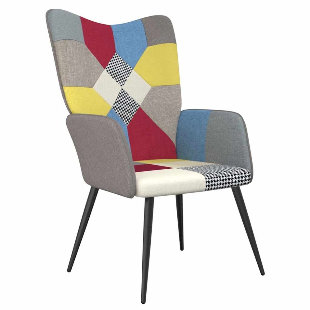 vidaXL Scaun de relaxare, textil, petice