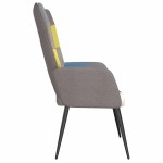vidaXL Scaun de relaxare, textil, petice vidaXL Scaun de relaxare, textil, petice