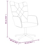vidaXL Scaun de relaxare, textil, petice