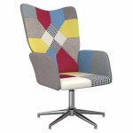 vidaXL Scaun de relaxare, textil, petice