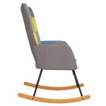 vidaXL Scaun balansoar, mozaic, material textil