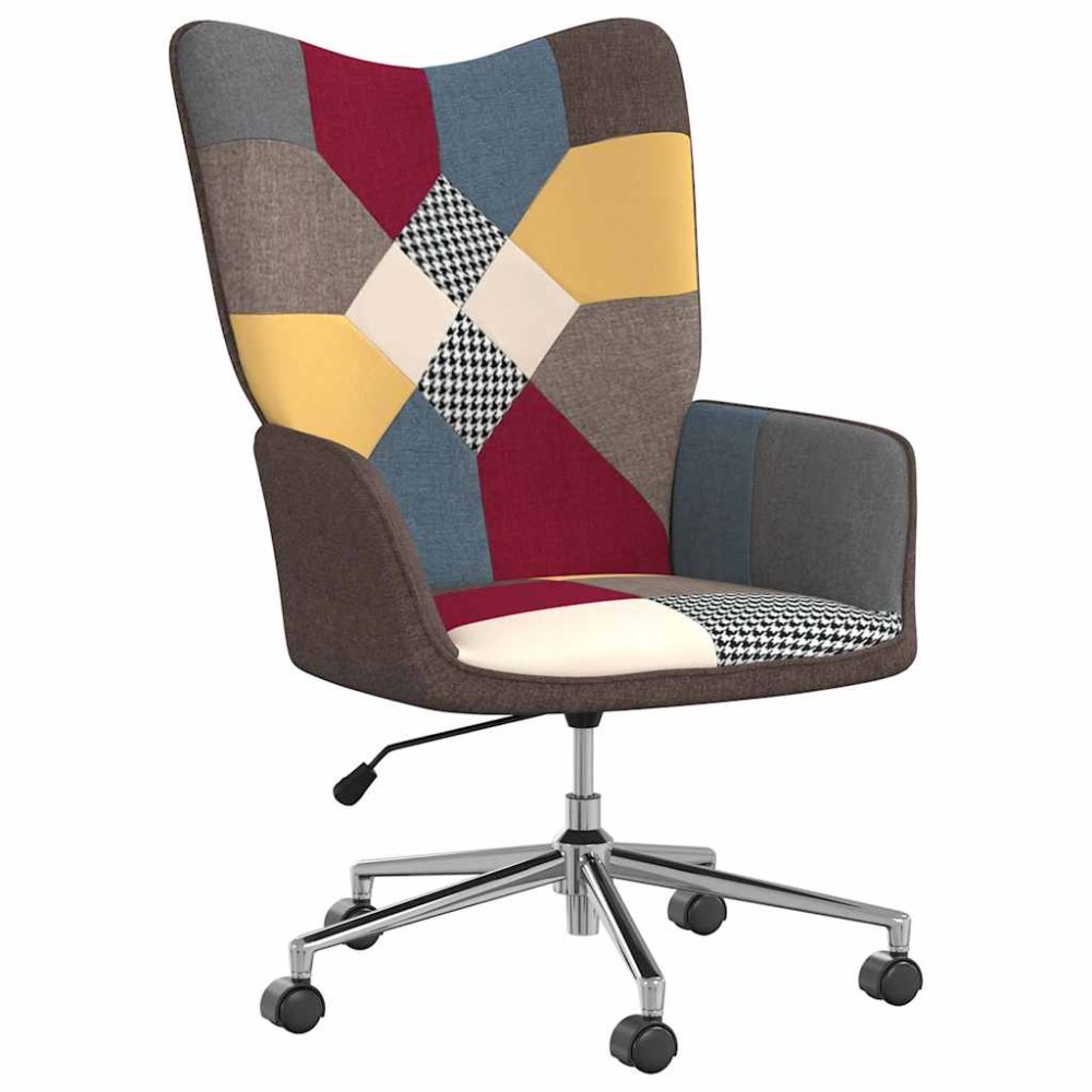 vidaXL Scaun de relaxare, textil, petice