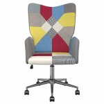 vidaXL Scaun de relaxare, textil, petice vidaXL Scaun de relaxare, textil, petice