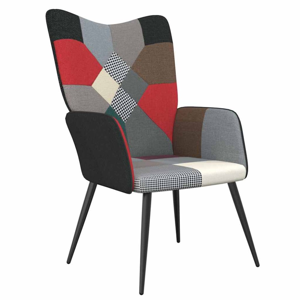 vidaXL Scaun de relaxare, material textil, petice