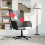 vidaXL Scaun de relaxare, material textil, petice