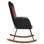 vidaXL Scaun balansoar, material textil, petice vidaXL Scaun balansoar, material textil, petice