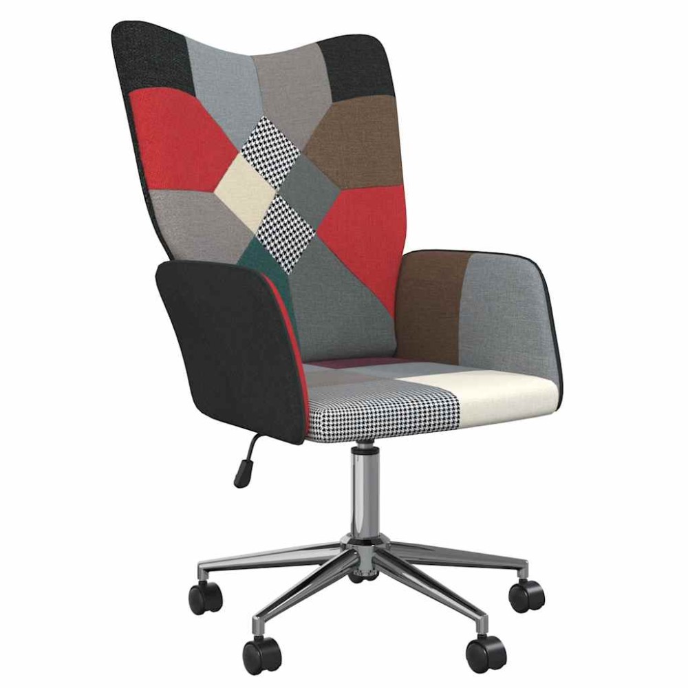 vidaXL Scaun de relaxare, material textil, petice