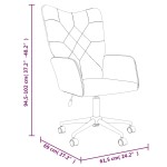 vidaXL Scaun de relaxare, material textil, petice