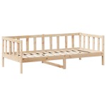 vidaXL Pat de zi cu acoperiș, 90x200 cm, lemn masiv de pin vidaXL Pat de zi cu acoperiș, 90x200 cm, lemn masiv de pin