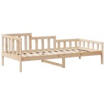 vidaXL Pat de zi cu acoperiș, 90x200 cm, lemn masiv de pin vidaXL Pat de zi cu acoperiș, 90x200 cm, lemn masiv de pin