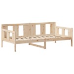vidaXL Pat de zi cu acoperiș, 90x200 cm, lemn masiv de pin vidaXL Pat de zi cu acoperiș, 90x200 cm, lemn masiv de pin