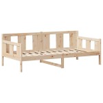 vidaXL Pat de zi cu acoperiș, 80x200 cm, lemn masiv de pin vidaXL Pat de zi cu acoperiș, 80x200 cm, lemn masiv de pin