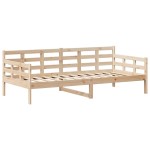 vidaXL Pat de zi cu acoperiș, 90x190 cm, lemn masiv de pin vidaXL Pat de zi cu acoperiș, 90x190 cm, lemn masiv de pin