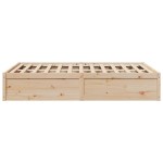 vidaXL Cadru de pat fără saltea, 140x190 cm, lemn masiv de pin vidaXL Cadru de pat fără saltea, 140x190 cm, lemn masiv de pin