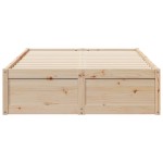 vidaXL Cadru de pat fără saltea, 120x190 cm, lemn masiv pin vidaXL Cadru de pat fără saltea, 120x190 cm, lemn masiv pin