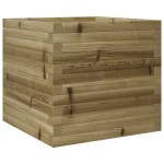 vidaXL Jardinieră de grădină, 50x50x46 cm, lemn de pin impregnat vidaXL Jardinieră de grădină, 50x50x46 cm, lemn de pin impregnat