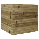 vidaXL Jardinieră de grădină, 50x50x46 cm, lemn de pin impregnat vidaXL Jardinieră de grădină, 50x50x46 cm, lemn de pin impregnat