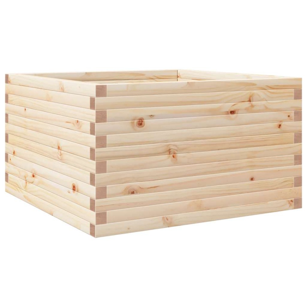 vidaXL Jardinieră de grădină, 80x80x46 cm, lemn masiv de pin