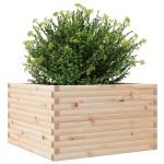vidaXL Jardinieră de grădină, 80x80x46 cm, lemn masiv de pin