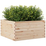 vidaXL Jardinieră de grădină, 90x90x46 cm, lemn masiv de pin vidaXL Jardinieră de grădină, 90x90x46 cm, lemn masiv de pin
