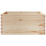 vidaXL Jardinieră de grădină, 100x100x46 cm, lemn masiv de pin vidaXL Jardinieră de grădină, 100x100x46 cm, lemn masiv de pin
