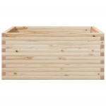 vidaXL Jardinieră de grădină, 100x100x46 cm, lemn masiv de pin vidaXL Jardinieră de grădină, 100x100x46 cm, lemn masiv de pin