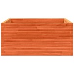 vidaXL Jardinieră grădină, maro ceruit, 100x100x46 cm, lemn masiv pin vidaXL Jardinieră grădină, maro ceruit, 100x100x46 cm, lemn masiv pin