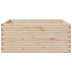 vidaXL Jardinieră de grădină, 110x110x46 cm, lemn masiv de pin
