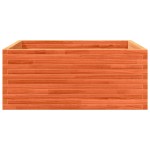 vidaXL Jardinieră grădină, maro ceruit, 110x110x46 cm, lemn masiv pin vidaXL Jardinieră grădină, maro ceruit, 110x110x46 cm, lemn masiv pin