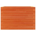 vidaXL Jardinieră grădină, maro ceruit, 70x40x46 cm, lemn masiv pin vidaXL Jardinieră grădină, maro ceruit, 70x40x46 cm, lemn masiv pin