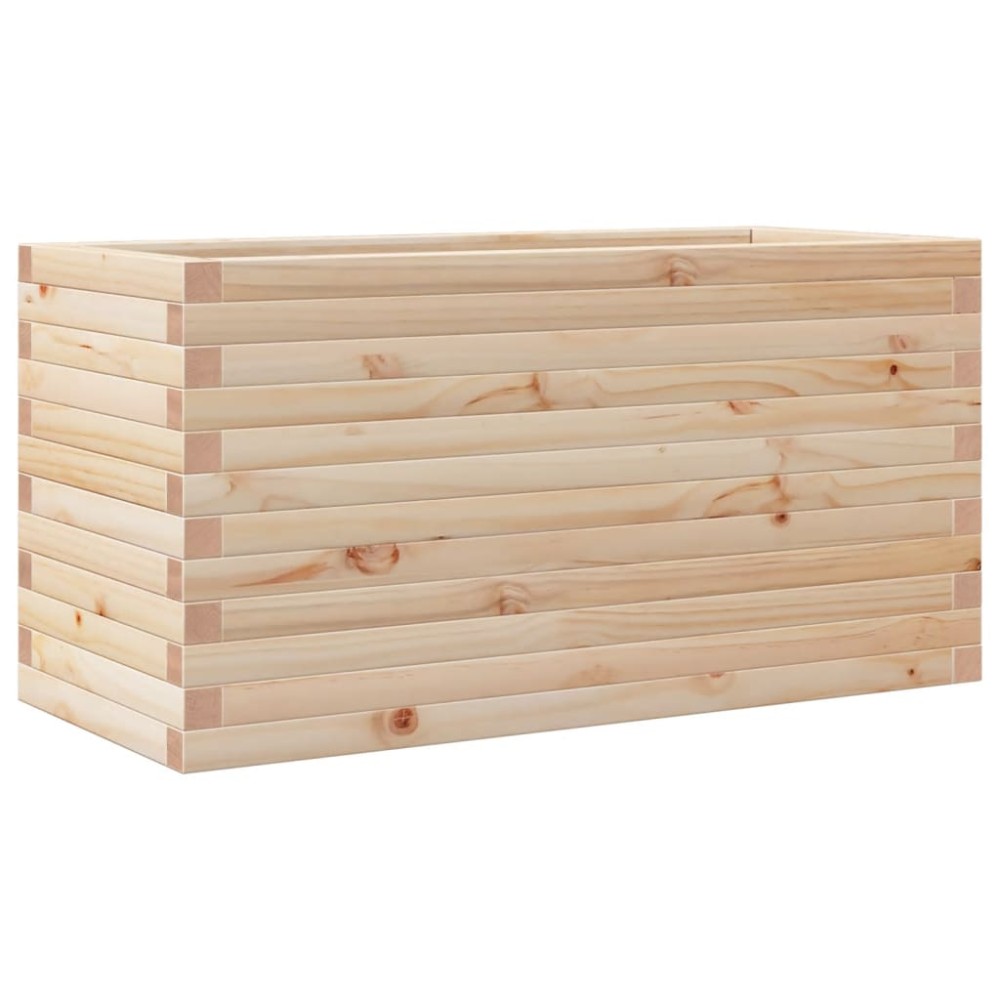 vidaXL Jardinieră de grădină, 90x40x46 cm, lemn masiv de pin