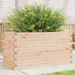 vidaXL Jardinieră de grădină, 90x40x46 cm, lemn masiv de pin vidaXL Jardinieră de grădină, 90x40x46 cm, lemn masiv de pin