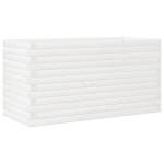 vidaXL Jardinieră de grădină, alb, 90x40x46 cm, lemn masiv de pin vidaXL Jardinieră de grădină, alb, 90x40x46 cm, lemn masiv de pin
