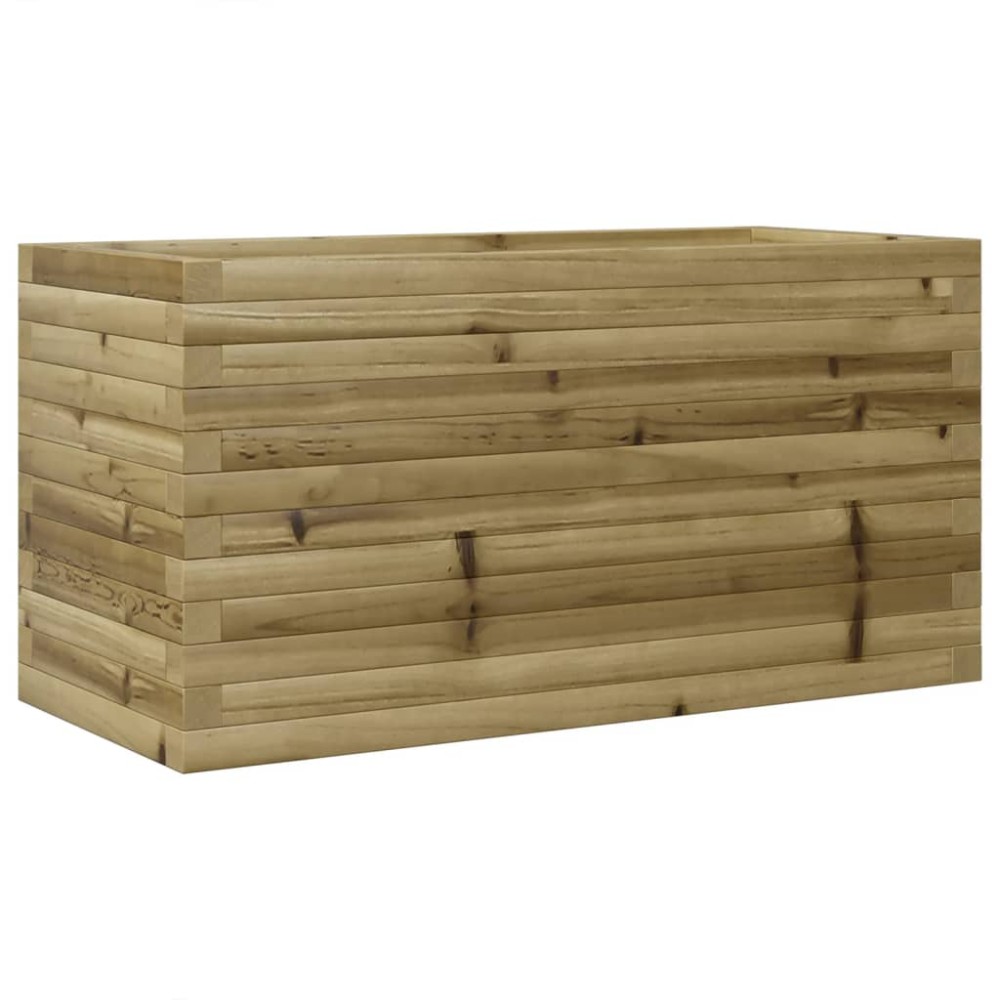 vidaXL Jardinieră de grădină, 90x40x46 cm, lemn de pin impregnat