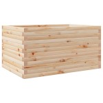 vidaXL Jardinieră de grădină, 90x60x46 cm, lemn masiv de pin vidaXL Jardinieră de grădină, 90x60x46 cm, lemn masiv de pin