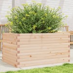 vidaXL Jardinieră de grădină, 90x60x46 cm, lemn masiv de pin vidaXL Jardinieră de grădină, 90x60x46 cm, lemn masiv de pin
