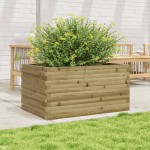 vidaXL Jardinieră de grădină, 90x60x46 cm, lemn de pin impregnat vidaXL Jardinieră de grădină, 90x60x46 cm, lemn de pin impregnat