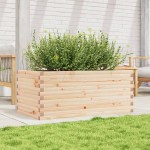 vidaXL Jardinieră de grădină, 110x60x46 cm, lemn masiv de pin vidaXL Jardinieră de grădină, 110x60x46 cm, lemn masiv de pin