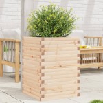 vidaXL Jardinieră de grădină, 50x50x68,5 cm, lemn masiv de pin vidaXL Jardinieră de grădină, 50x50x68,5 cm, lemn masiv de pin